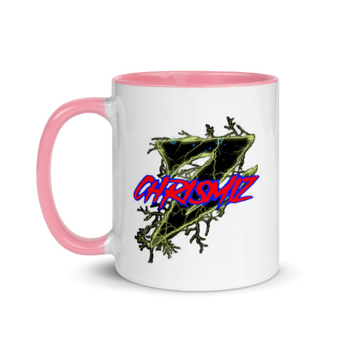 ChrisMiz - Weiße Tasse mit gefärbter Innenseite