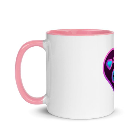 BigMasterpiece - Weiße Tasse mit gefärbter Innenseite