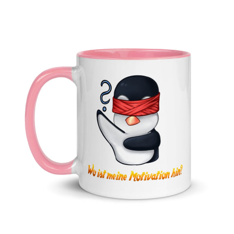 sinoroxx_1 - Weiße Tasse mit gefärbter Innenseite