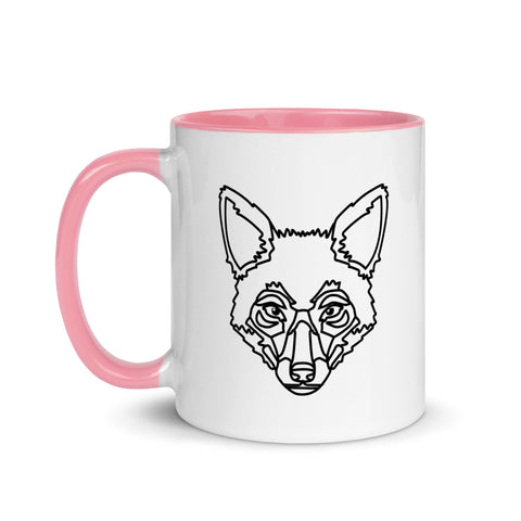 LeaKrsr - Weiße Tasse mit gefärbter Innenseite
