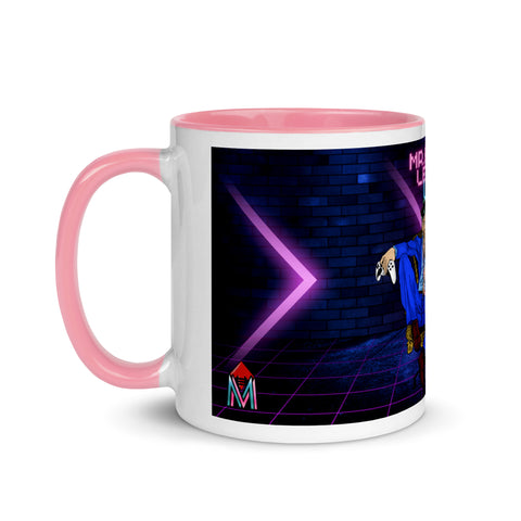 MrAndMrsLvlUp - Weiße Tasse mit gefärbter Innenseite