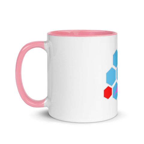 PitbullPitTv - Weiße Tasse mit gefärbter Innenseite