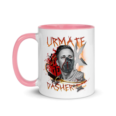 urmatedasher - Weiße Tasse mit gefärbter Innenseite