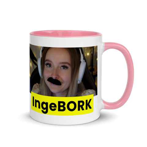 MinusElf - Weiße Tasse mit gefärbter Innenseite