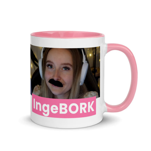 MinusElf - Weiße Tasse mit gefärbter Innenseite