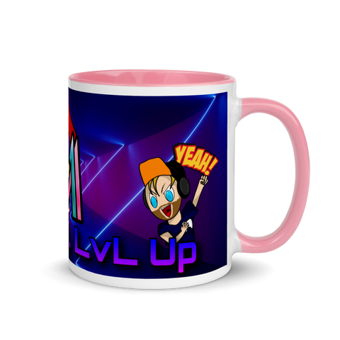 MrAndMrsLVLUp - Weiße Tasse mit gefärbter Innenseite