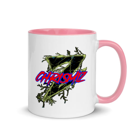 ChrisMiz - Weiße Tasse mit gefärbter Innenseite