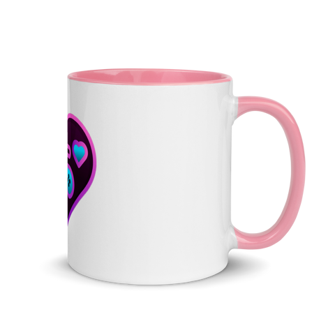 BigMasterpiece - Weiße Tasse mit gefärbter Innenseite