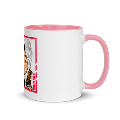 KUSTHOM - Weiße Tasse mit gefärbter Innenseite