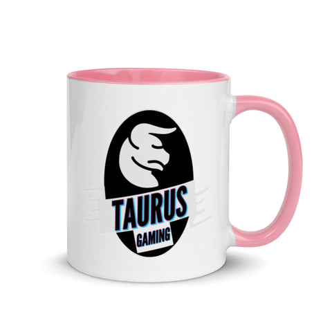3TaurusGaming3 - Weiße Tasse mit gefärbter Innenseite