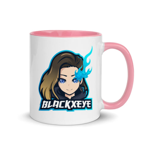 BlackxEye - Weiße Tasse mit gefärbter Innenseite