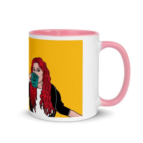 TeaNuviell - Weiße Tasse mit gefärbter Innenseite