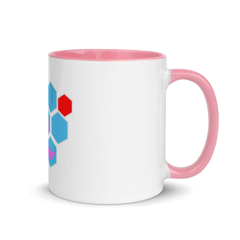 PitbullPitTv - Weiße Tasse mit gefärbter Innenseite