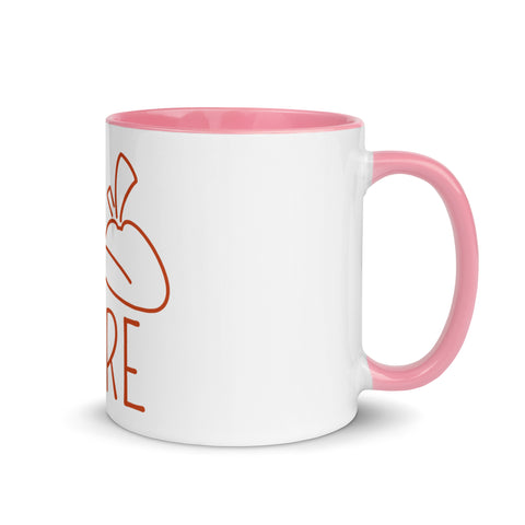 For Gamers - Team-Fire-Tasse mit gefärbter Innenseite
