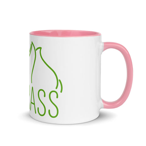 For Gamers - Team-Grass-Tasse mit gefärbter Innenseite