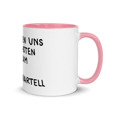 Elkantar1s - Weiße Tasse mit gefärbter Innenseite mit Druck