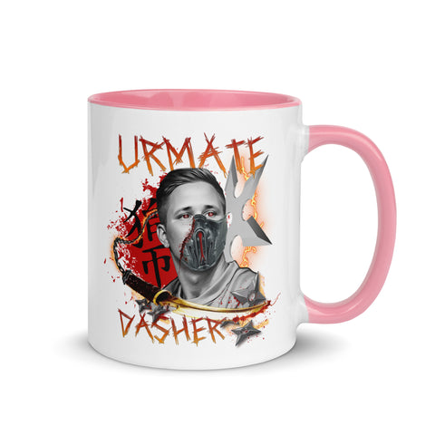 urmatedasher - Weiße Tasse mit gefärbter Innenseite