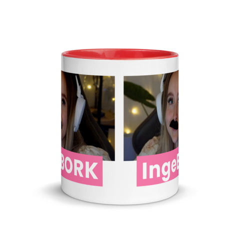 MinusElf - Weiße Tasse mit gefärbter Innenseite