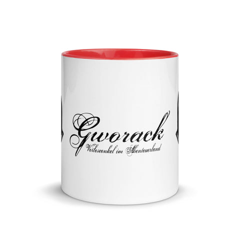 Gworack - Weiße Tasse mit gefärbter Innenseite