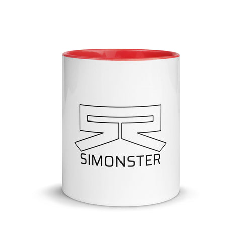 SimonsterGG - Weiße Tasse mit gefärbter Innenseite