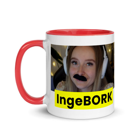 MinusElf - Weiße Tasse mit gefärbter Innenseite