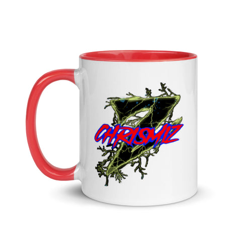 ChrisMiz - Weiße Tasse mit gefärbter Innenseite