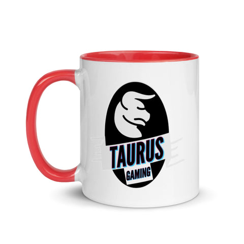 3TaurusGaming3 - Weiße Tasse mit gefärbter Innenseite