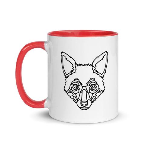 LeaKrsr - Weiße Tasse mit gefärbter Innenseite