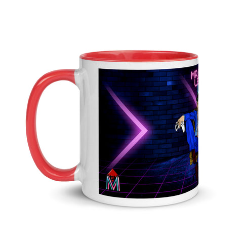 MrAndMrsLvlUp - Weiße Tasse mit gefärbter Innenseite