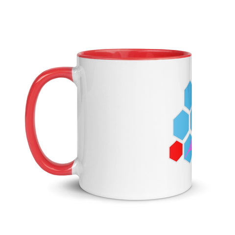 PitbullPitTv - Weiße Tasse mit gefärbter Innenseite