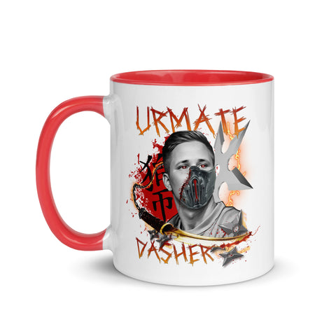 urmatedasher - Weiße Tasse mit gefärbter Innenseite