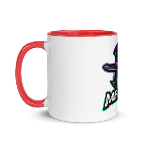 Major_TV_ - Weiße Tasse mit gefärbter Innenseite