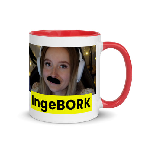 MinusElf - Weiße Tasse mit gefärbter Innenseite