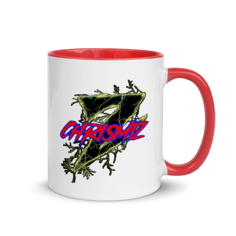 ChrisMiz - Weiße Tasse mit gefärbter Innenseite