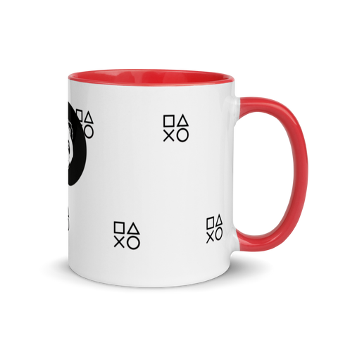 Pummelchen - Weiße Tasse mit gefärbter Innenseite
