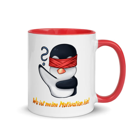 sinoroxx_1 - Weiße Tasse mit gefärbter Innenseite
