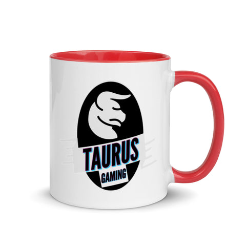 3TaurusGaming3 - Weiße Tasse mit gefärbter Innenseite