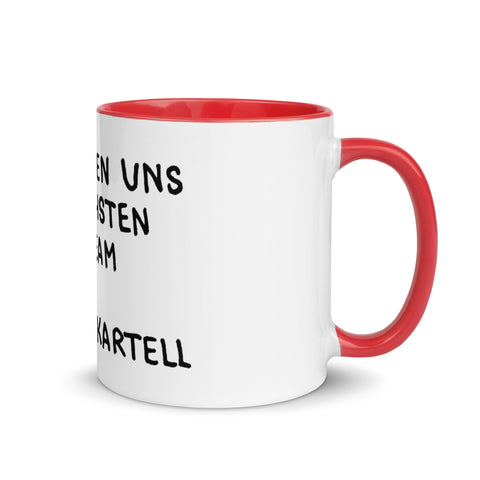 Elkantar1s - Weiße Tasse mit gefärbter Innenseite mit Druck