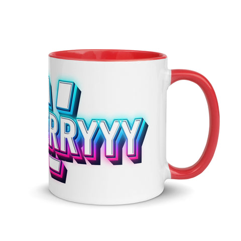 blueberryyy_tv - Weiße Tasse mit gefärbter Innenseite
