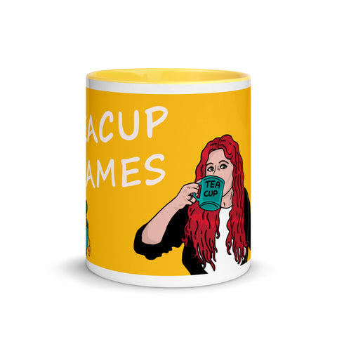 TeaNuviell - Weiße Tasse mit gefärbter Innenseite