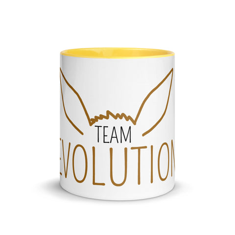 For Gamers - Team-Fire-Tasse mit gefärbter Innenseite
