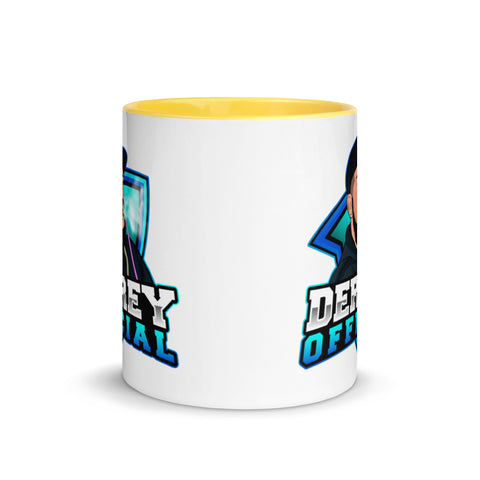 DerReyOfficial - Weiße Tasse mit gefärbter Innenseite