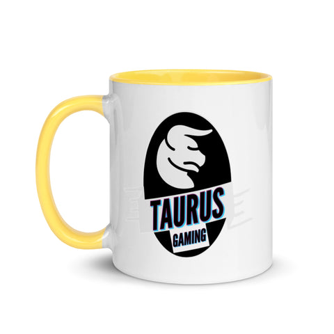 3TaurusGaming3 - Weiße Tasse mit gefärbter Innenseite