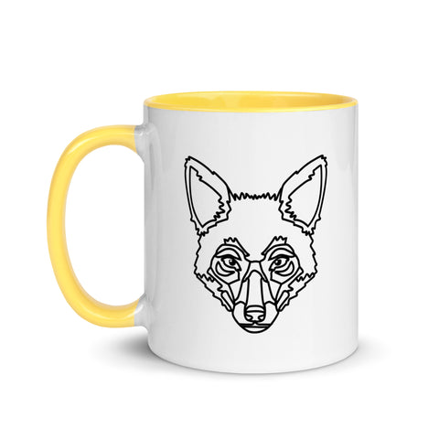 LeaKrsr - Weiße Tasse mit gefärbter Innenseite