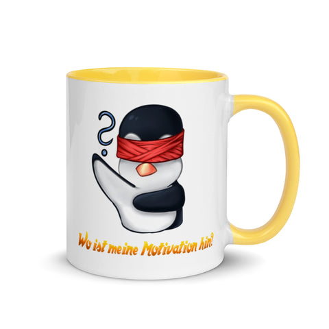 sinoroxx_1 - Weiße Tasse mit gefärbter Innenseite