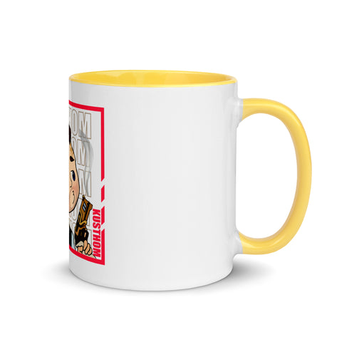 KUSTHOM - Weiße Tasse mit gefärbter Innenseite