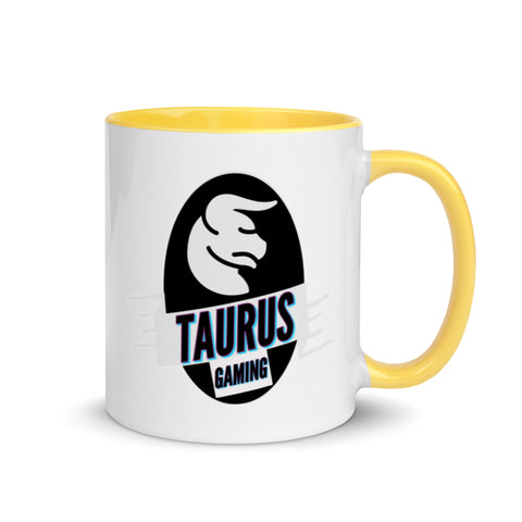 3TaurusGaming3 - Weiße Tasse mit gefärbter Innenseite