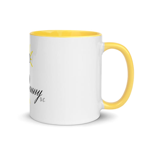 Sunshine_girl1 - Weiße Tasse mit gefärbter Innenseite