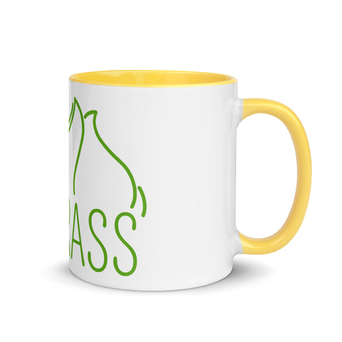 For Gamers - Team-Grass-Tasse mit gefärbter Innenseite