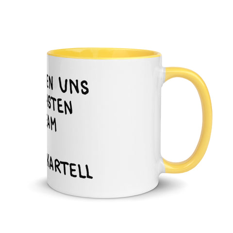 Elkantar1s - Weiße Tasse mit gefärbter Innenseite mit Druck